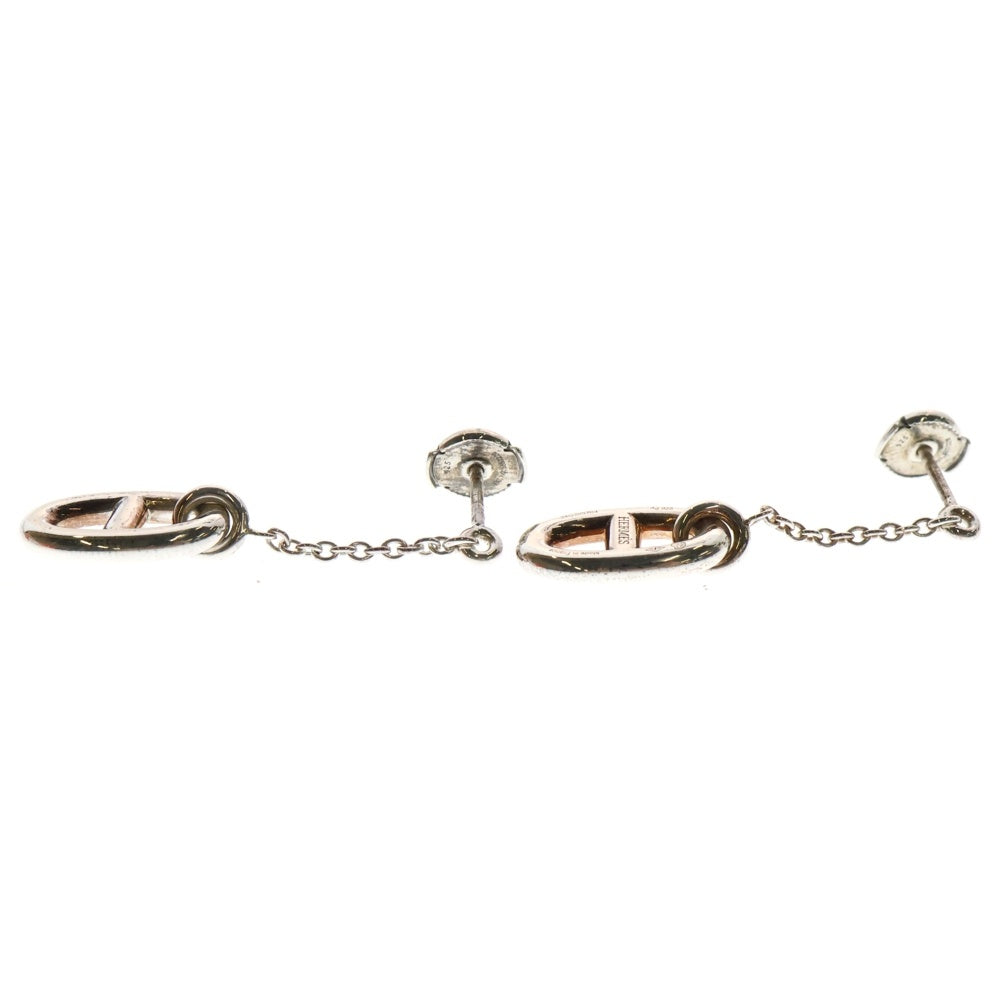 HERMES(エルメス) シェーヌダンクル ファランドール ピアス SV925 シルバー アクセサリー