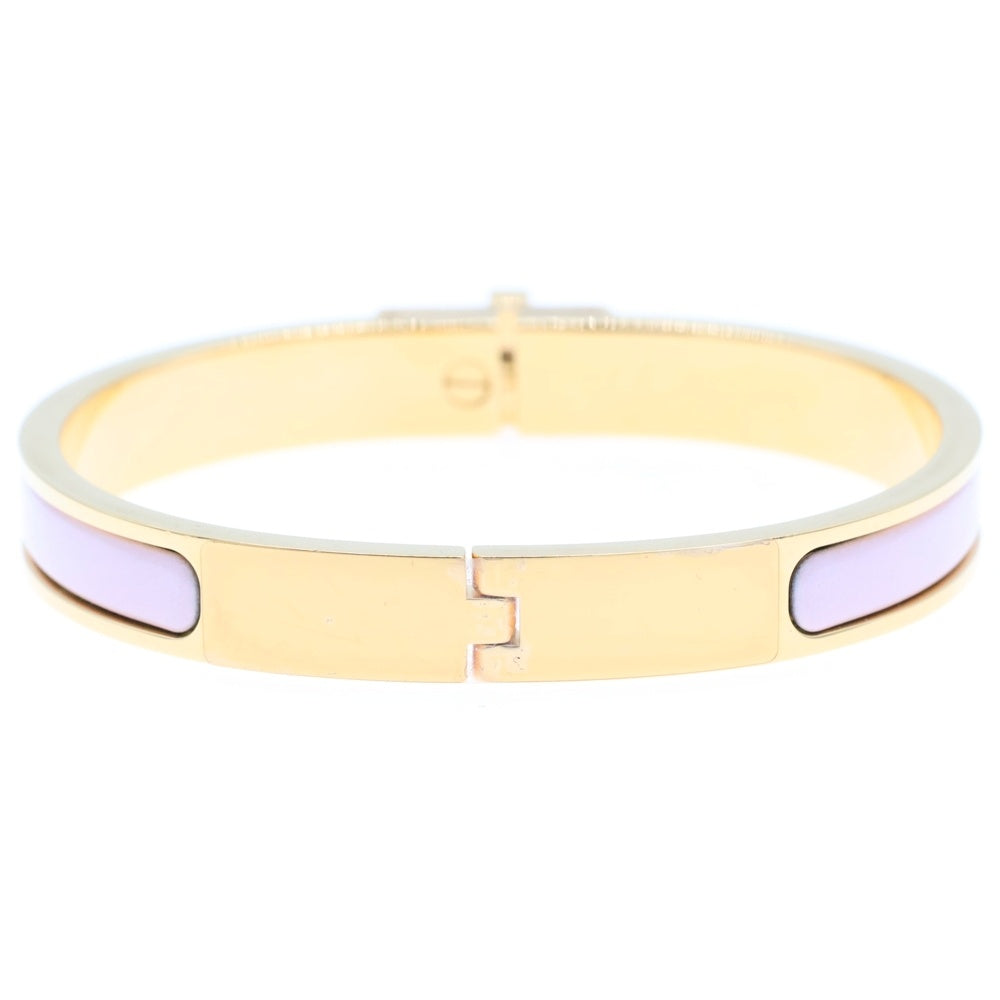HERMES(エルメス) ミニ クリック ケリー PM バングル ブレスレット ローズ・カンダー エナメル GP アクセサリー