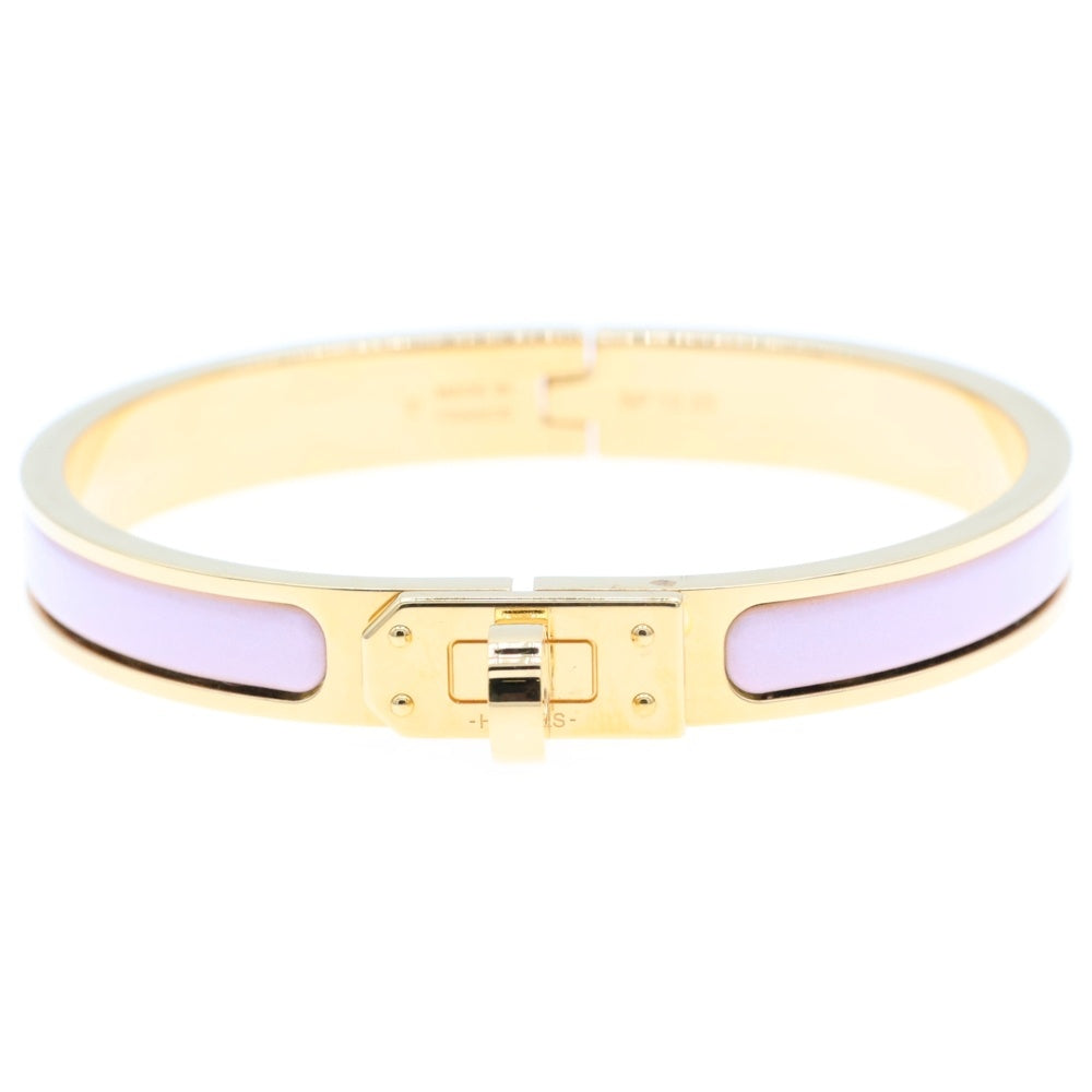 HERMES(エルメス) ミニ クリック ケリー PM バングル ブレスレット ローズ・カンダー エナメル GP アクセサリー