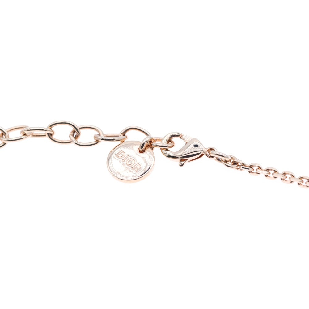 Christian Dior(クリスチャンディオール) Petit CD ブレスレット ハート ピンクゴールド GP ラインストーン アクセサリー