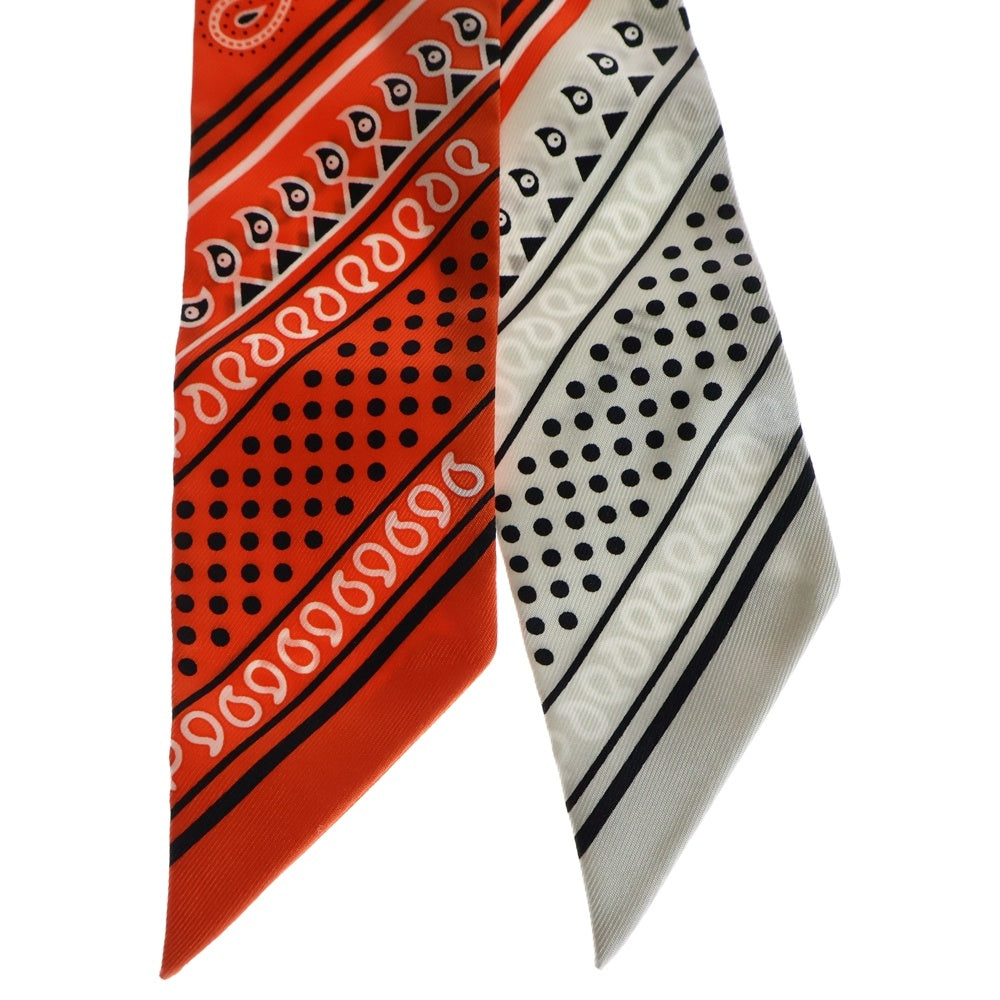 HERMES(エルメス) ツイリー EPERON D OR BANDANA エプロンドール オレンジ シルク スカーフ