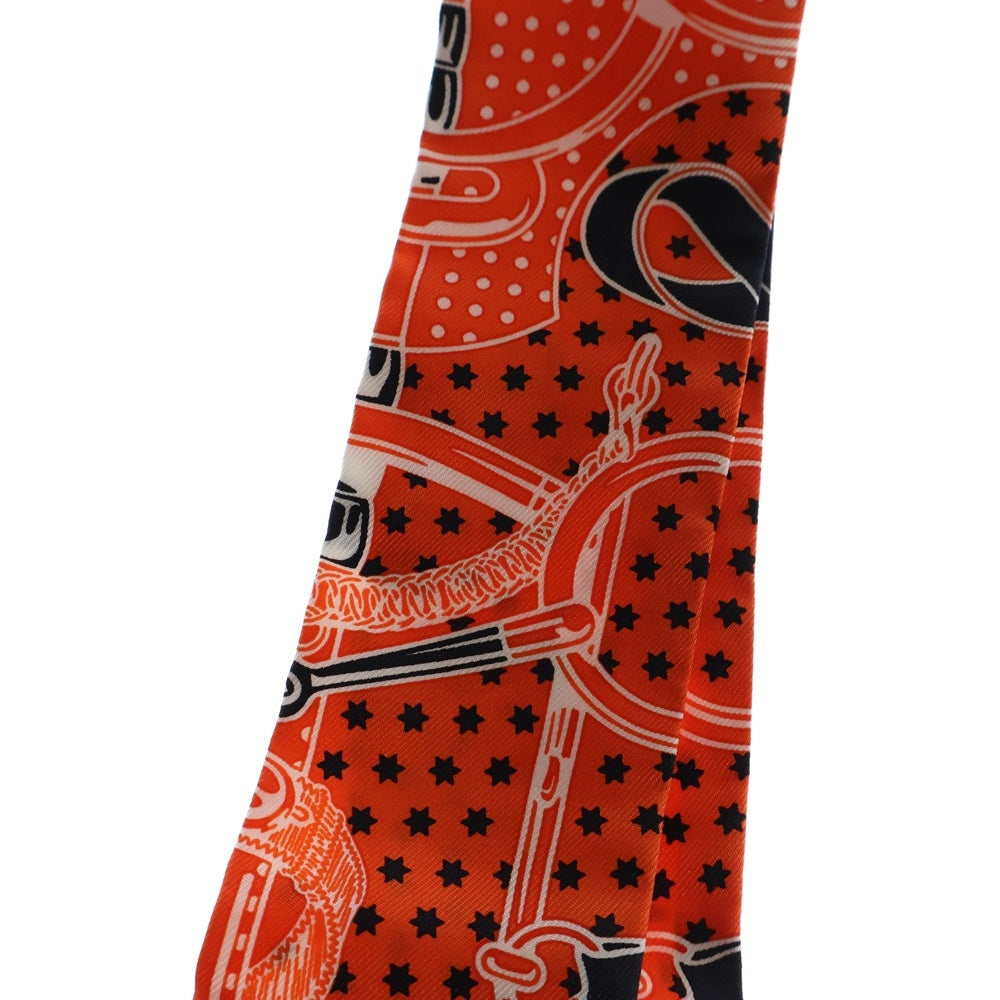 HERMES(エルメス) ツイリー EPERON D OR BANDANA エプロンドール オレンジ シルク スカーフ