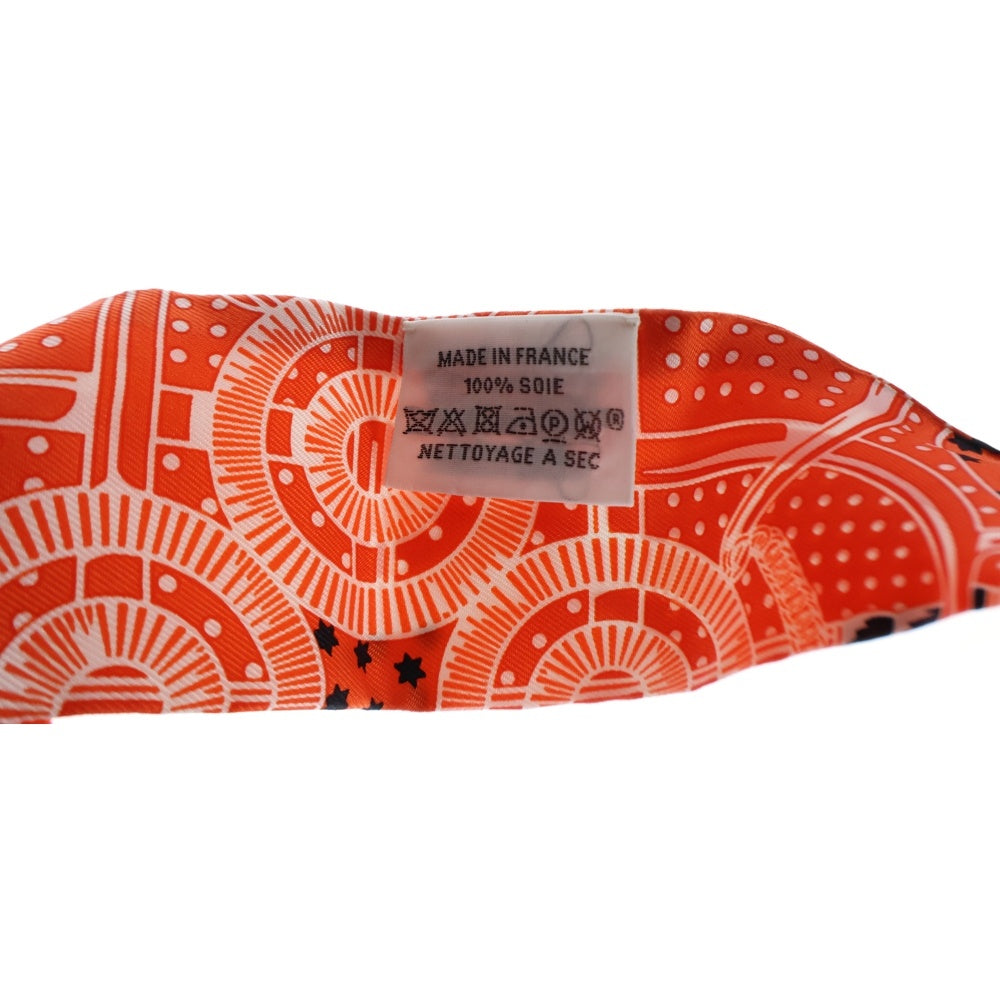 HERMES(エルメス) ツイリー EPERON D OR BANDANA エプロンドール オレンジ シルク スカーフ
