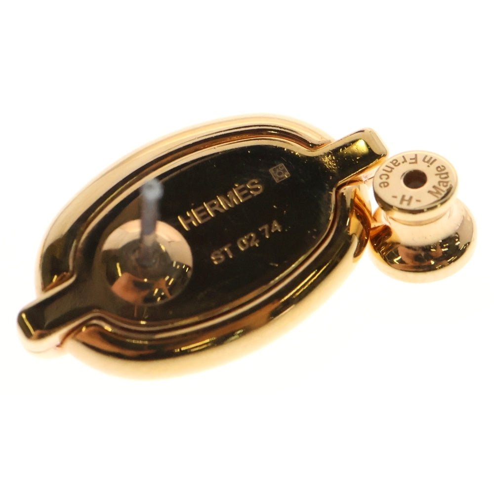 HERMES(エルメス) ピアス ミニ マイヨン ピンク×ピンクゴールド GP アクセサリー