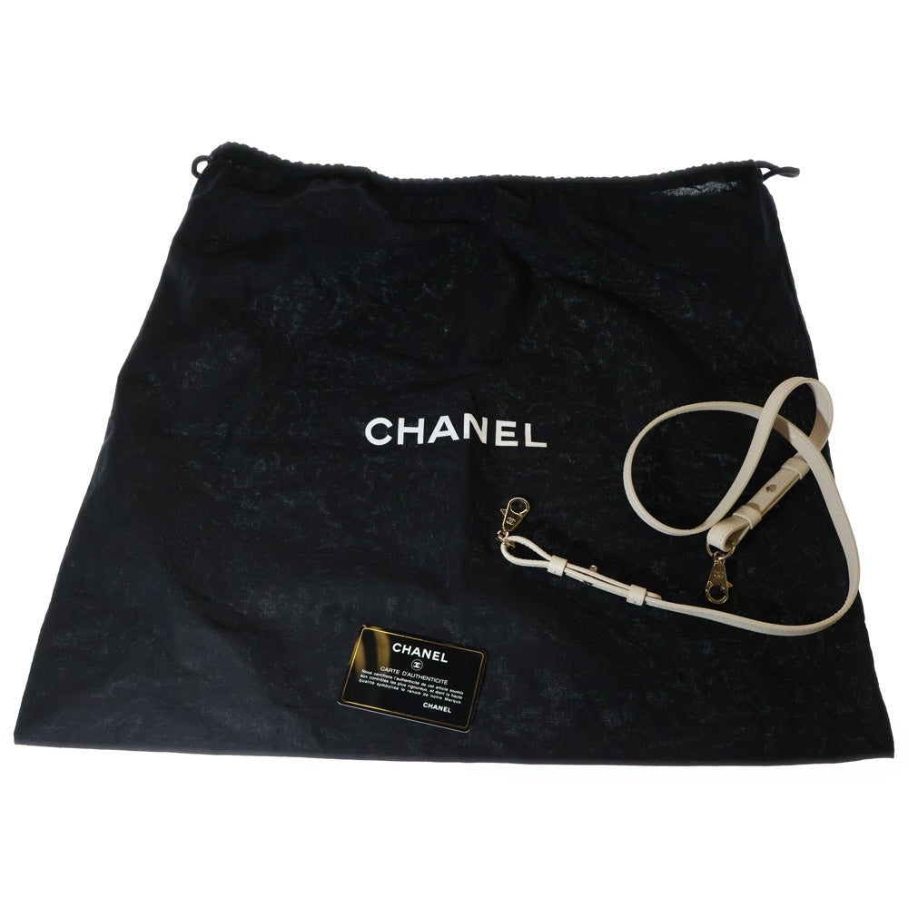 CHANEL(シャネル) ネオエグゼクティブトートバッグ 2WAYバッグ ハンドバッグ ショルダーバッグ ブラック×ライトピンク ゴールド金具 カーフスキン