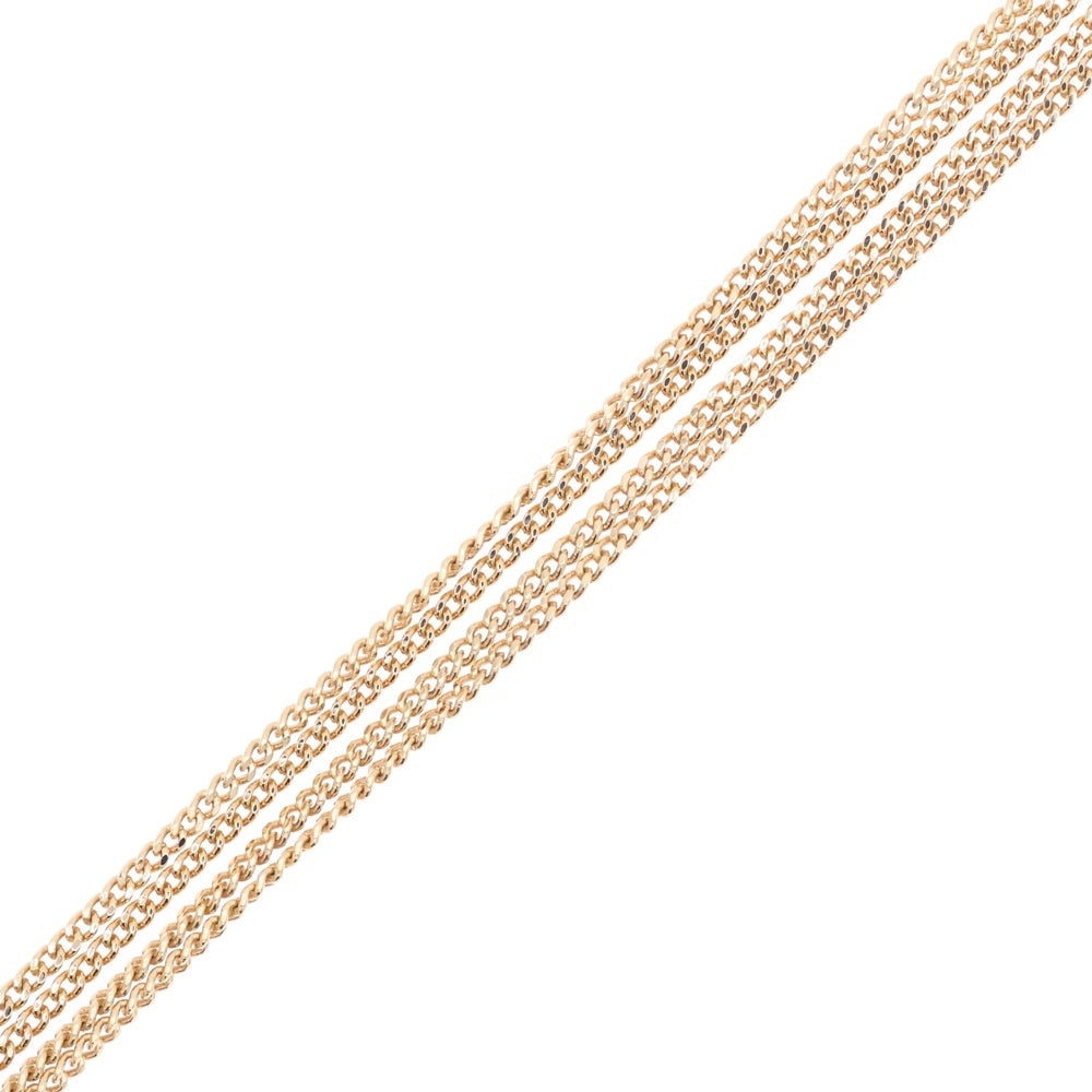 Salvatore Ferragamo(サルヴァトーレ フェラガモ) ガンチーニ パヴェクリスタル ラインストーン チェーンネックレス ゴールド 760706 770481