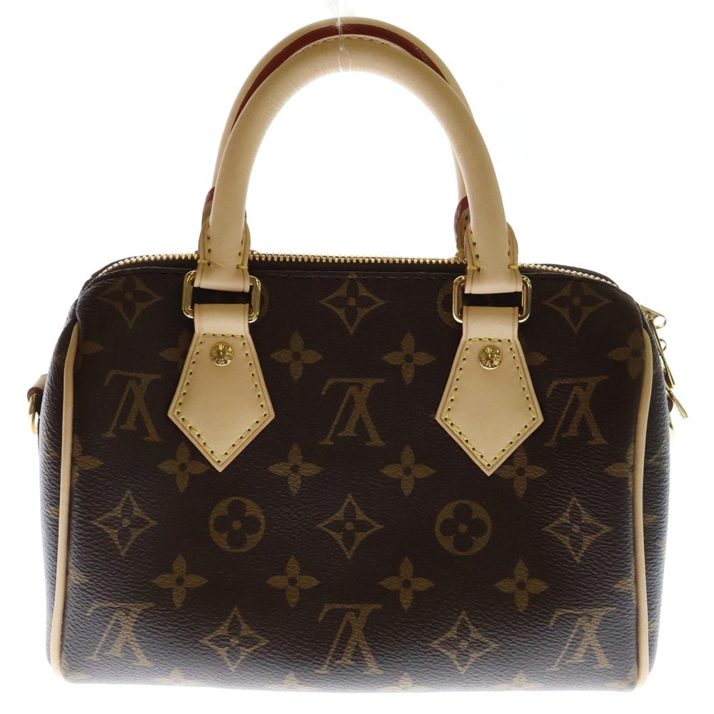 LOUIS VUITTON(ルイヴィトン) スピーディ バンドリエール20 モノグラム 2WAY キャンバス レザー ハンド ショルダーバッグ ゴールド金具 ブラウン M45948 RFID
