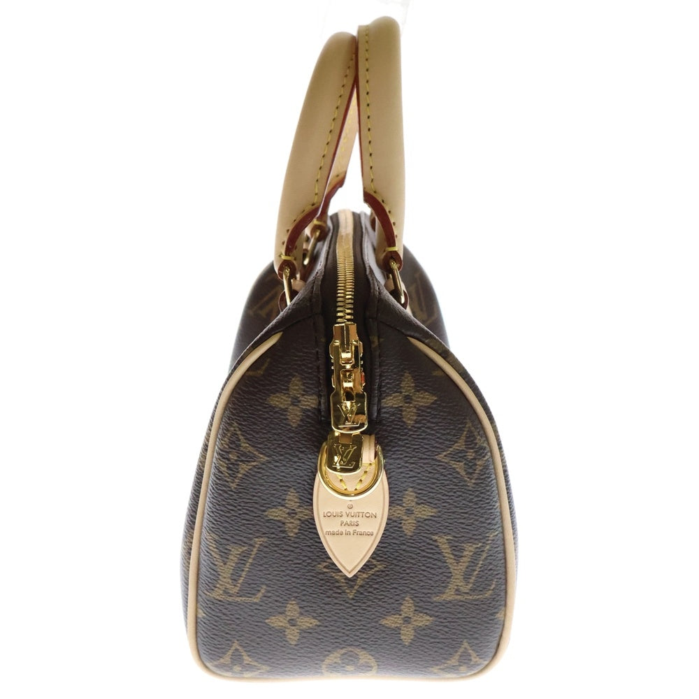 LOUIS VUITTON(ルイヴィトン) スピーディ バンドリエール20 モノグラム 2WAY キャンバス レザー ハンド ショルダーバッグ ゴールド金具 ブラウン M45948 RFID