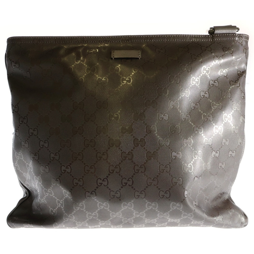 GUCCI(グッチ) GGインプリメ ショルダーバッグ 斜めがけバッグ メタリックピンク シルバー金具 PVC