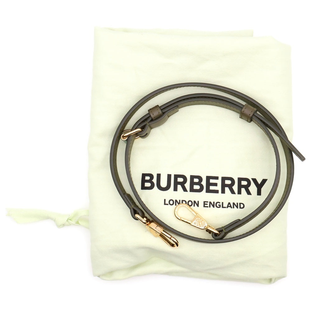 BURBERRY(バーバリー) ヴィンテージチェック ボストンバッグ ハンドバッグ ゴールド金具 ボウリングバッグ オリーブグリーン ゴールド金具 8074511