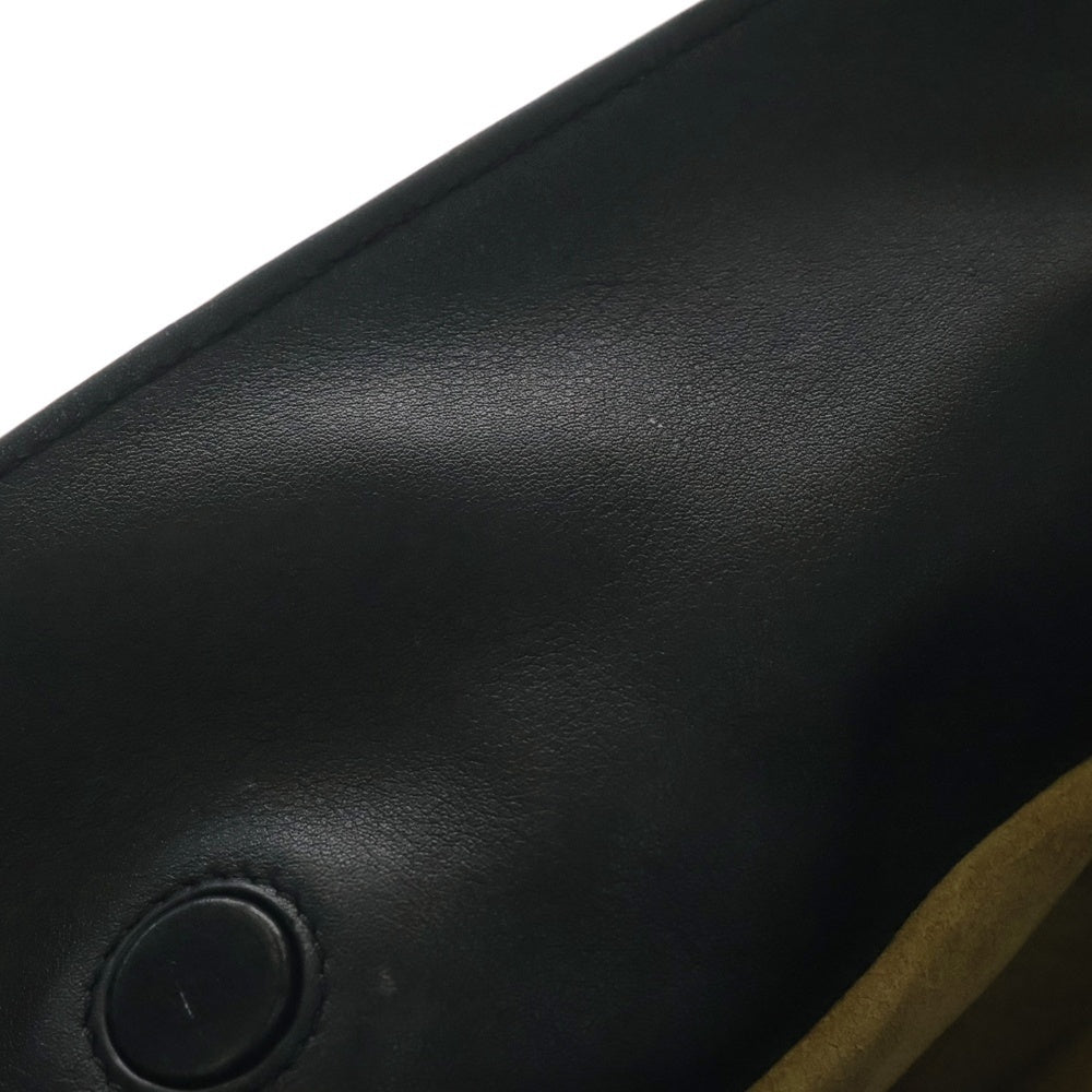 LOEWE(ロエベ) フラメンコクラッチ ミニ ショルダーバッグ ブラック レザー