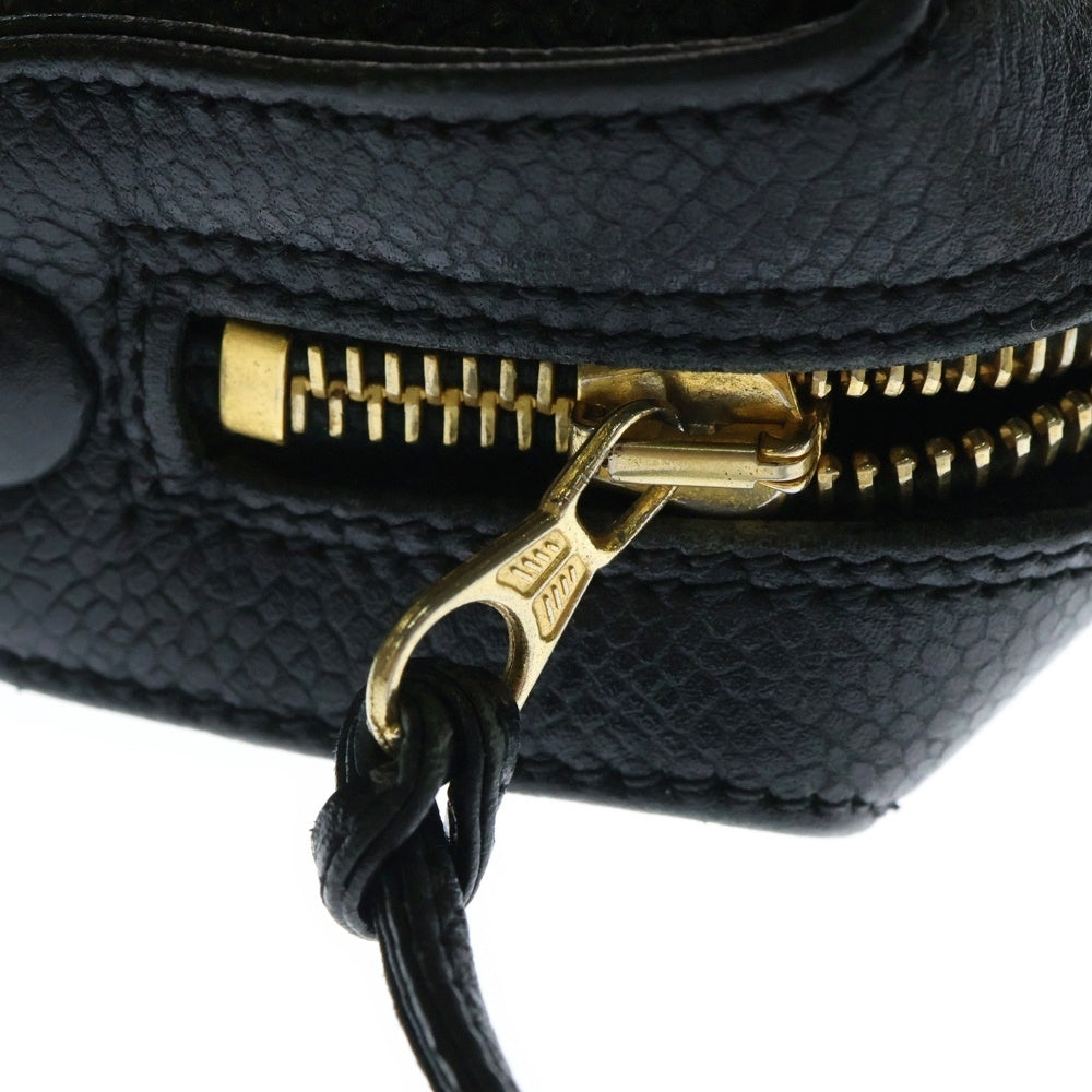 CHANEL(シャネル) ココマーク ターンロック ハンドバッグ ブラック キャビアスキン ゴールド金具