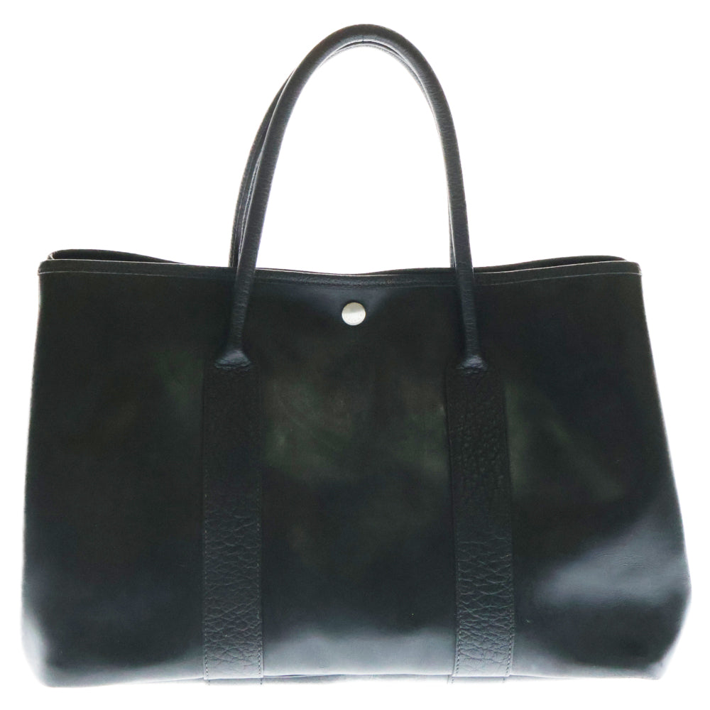HERMES(エルメス) ガーデンパーティPM アマゾニア レザートートバッグ ブラック レディース
