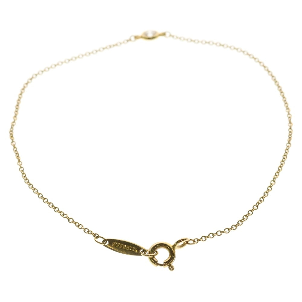 TIFFANY&Co(ティファニー) バイザヤード ブレスレット Au750 K18 YG イエローゴールド 1Pダイヤモンド
