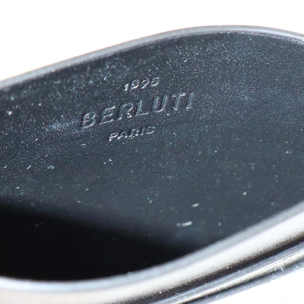 Berluti(ベルルッティ) カリグラフィ パスケース カードケース 名刺入れ ダークブラウン ブラック レザー