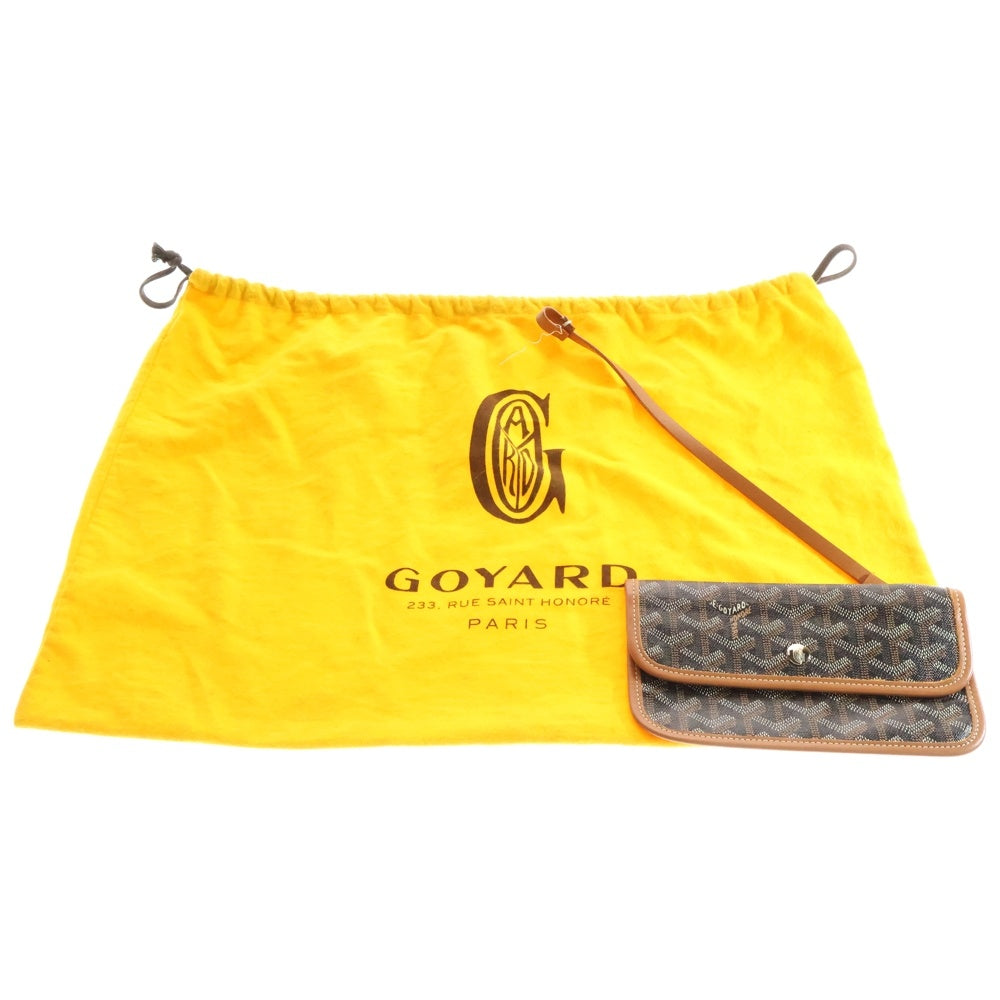 GOYARD(ゴヤール) サンルイPM PVC トートバッグ ハンドバッグ ブラウン