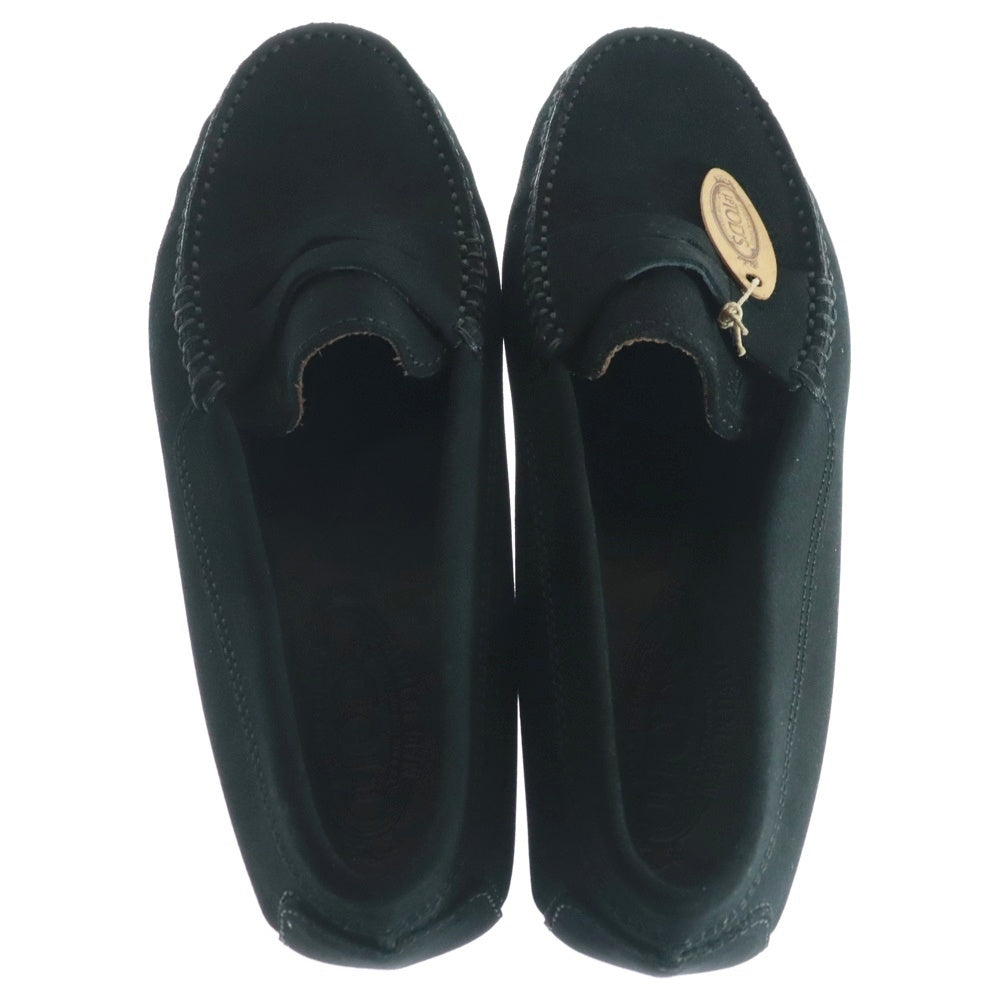 TOD'S(トッズ) スウェードレザー ドライビング ローカットシューズ ローファー ブラック