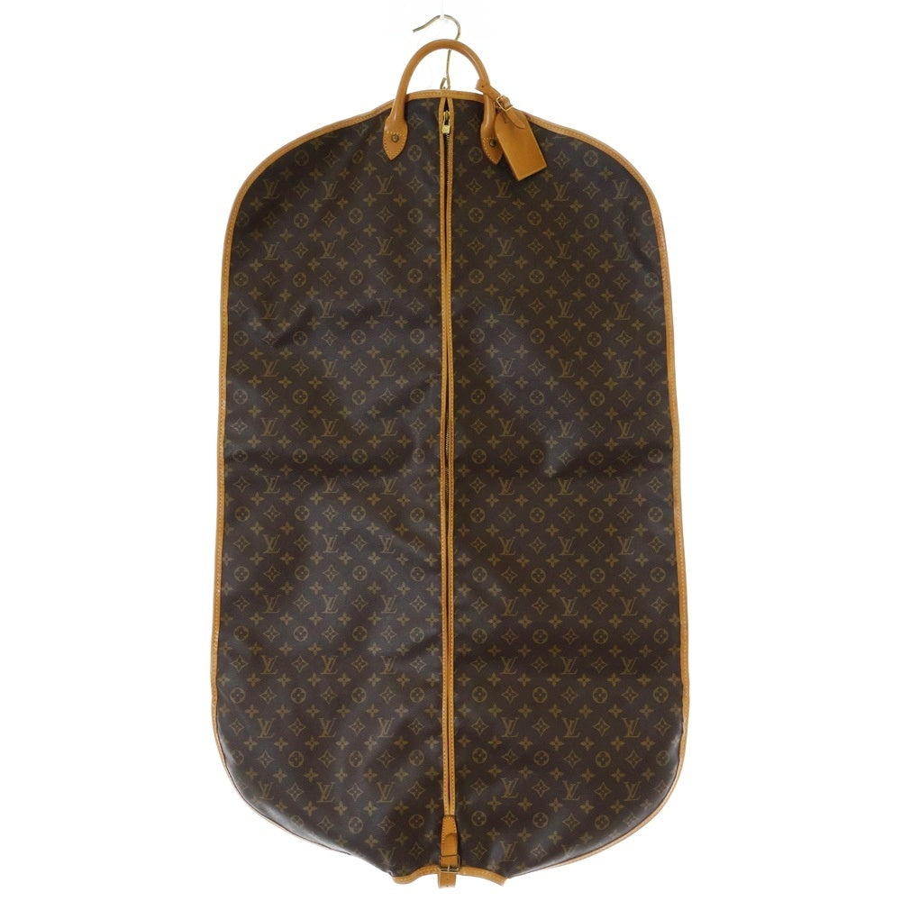 LOUIS VUITTON(ルイヴィトン) モノグラム サック ドゥ ポルト マントー PVC レザー ガーメントケース スーツカバー ゴールド金具 ブラウン M23542
