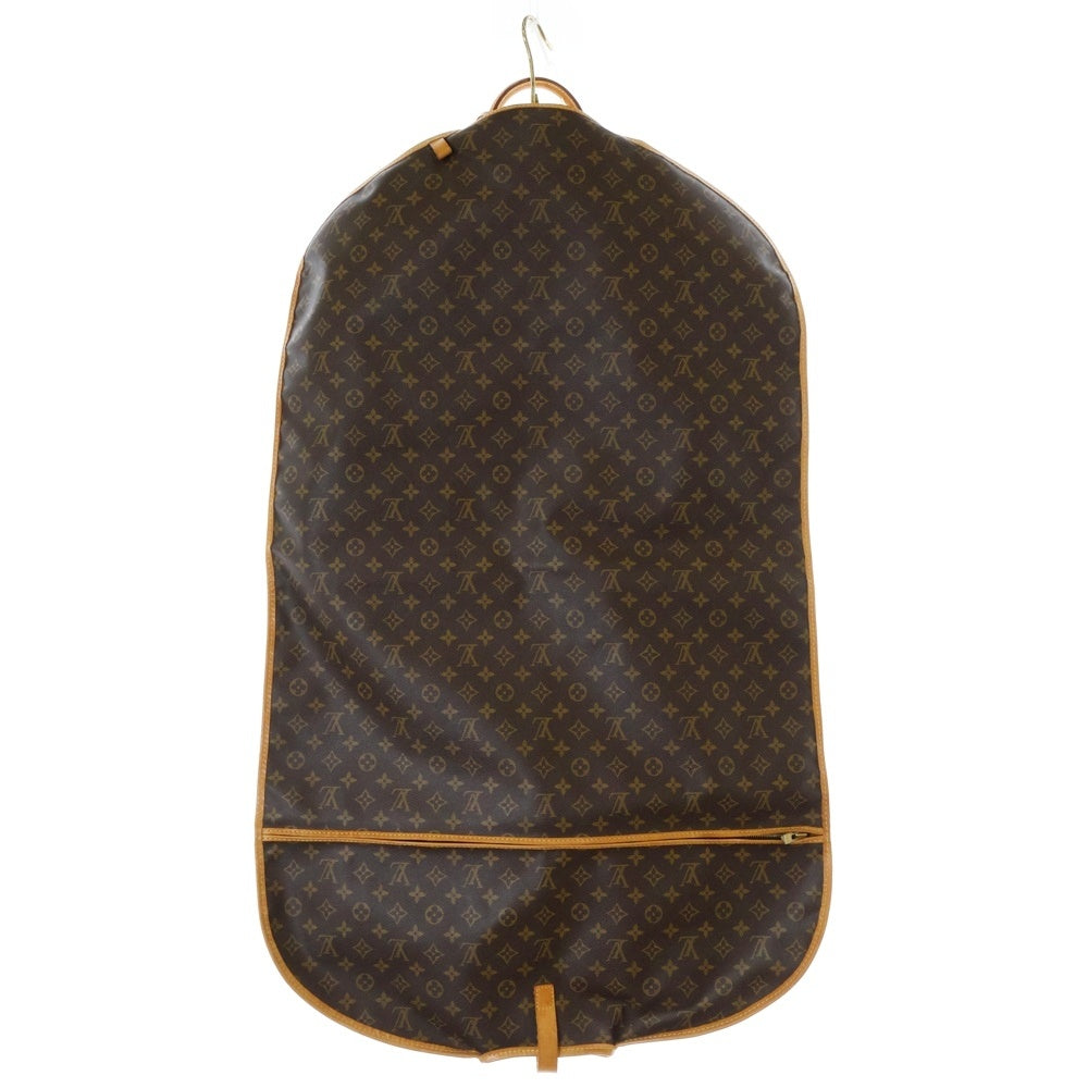 LOUIS VUITTON(ルイヴィトン) モノグラム サック ドゥ ポルト マントー PVC レザー ガーメントケース スーツカバー ゴールド金具 ブラウン M23542