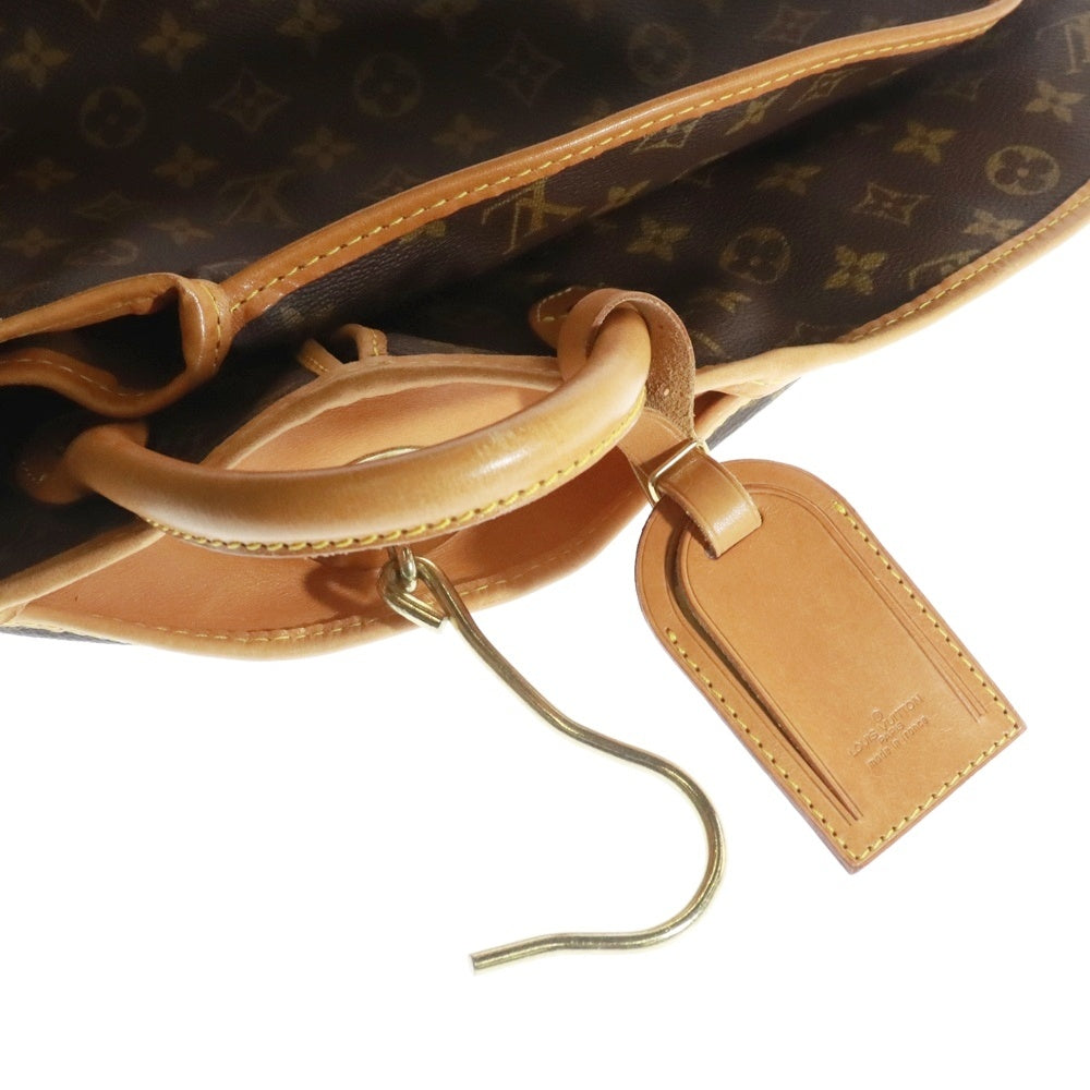 LOUIS VUITTON(ルイヴィトン) モノグラム サック ドゥ ポルト マントー PVC レザー ガーメントケース スーツカバー ゴールド金具 ブラウン M23542