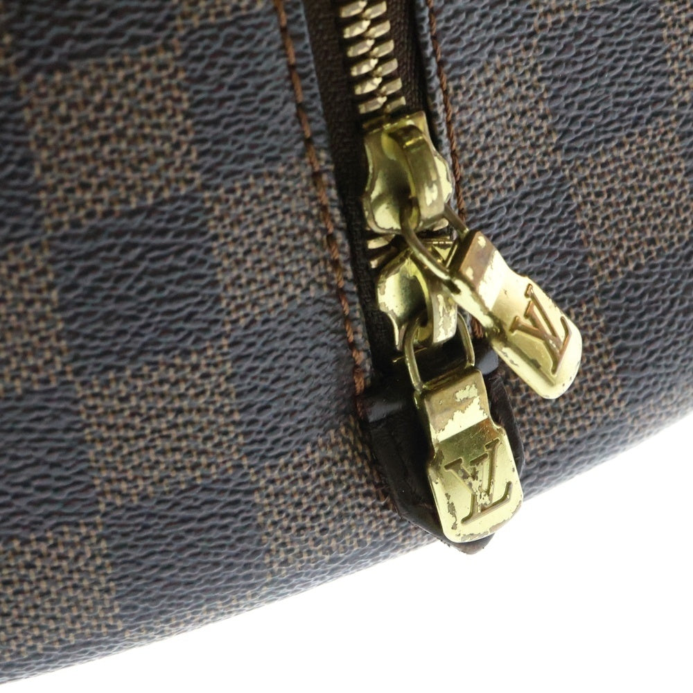 LOUIS VUITTON(ルイヴィトン) ダミエ リベラMM ハンドバッグ ボストンバッグ ゴールド金具 レザー×PVC ブラウン N41434