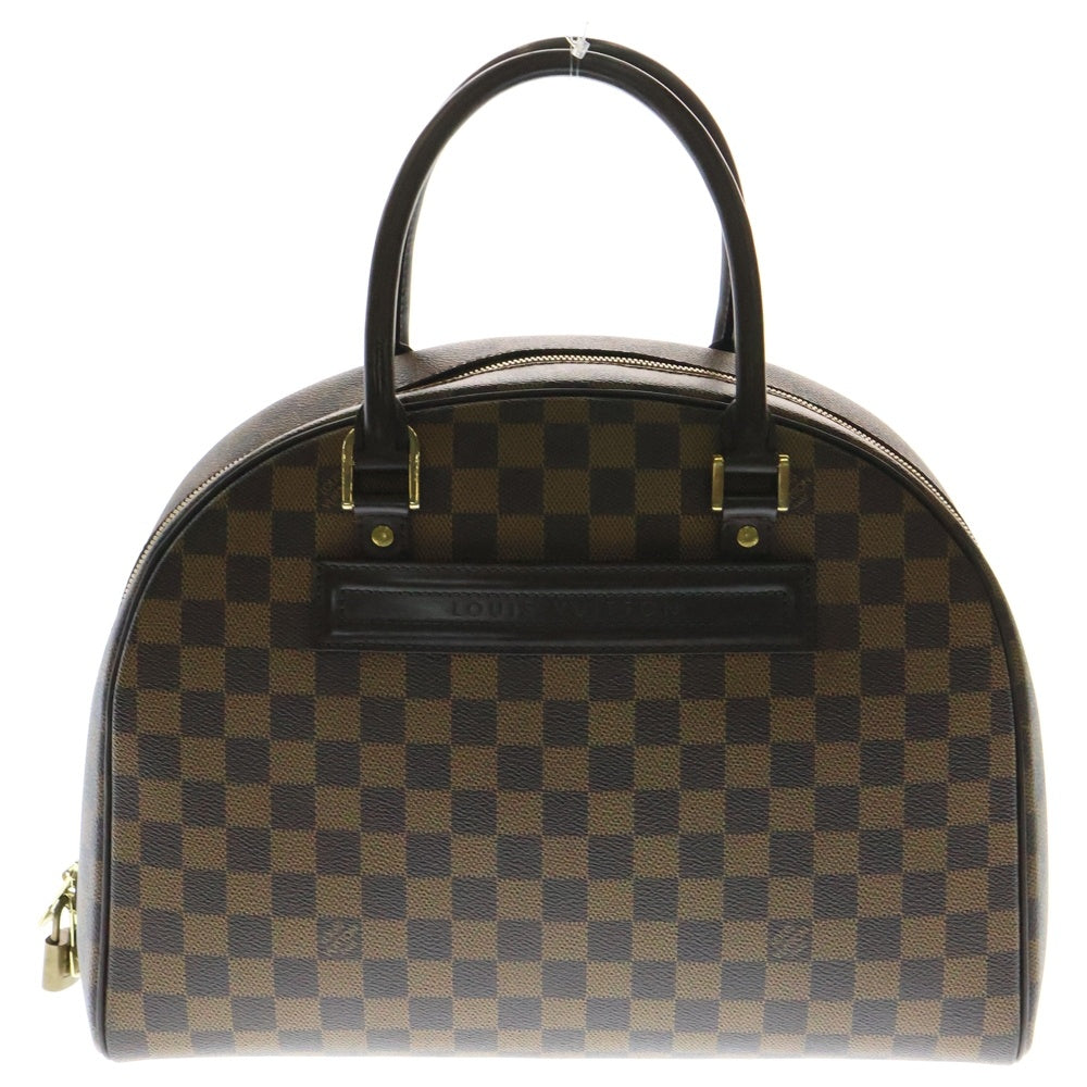 LOUIS VUITTON(ルイヴィトン) ダミエ ノリータ ハンドバッグ ボストンバッグ ハンドバッグ ゴールド金具 ブラウン レザー N41455