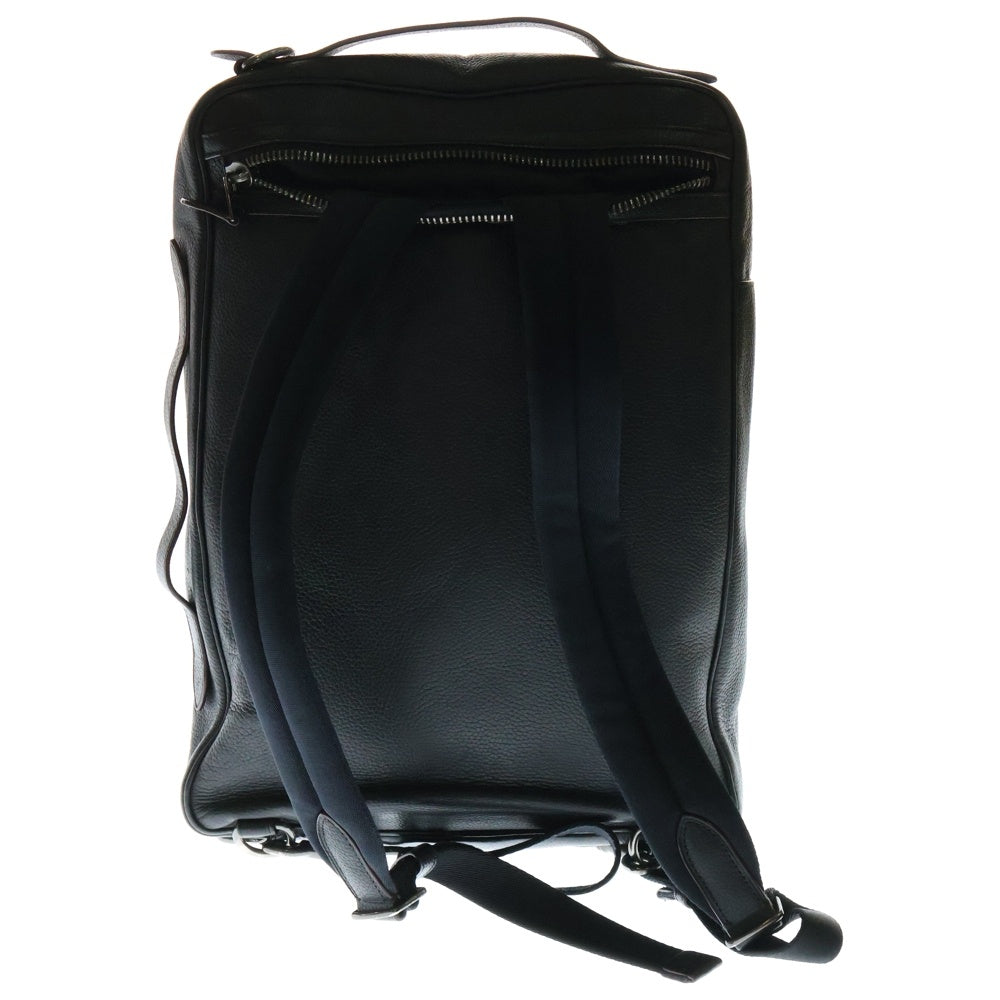 COACH(コーチ) メトロポリタン ソフト コンバーチブル レザー 3WAY ハンド ビジネスバッグ ブリーフケース バックパック リュックサック シルバー/ガンメタ金具 ブラック 79542