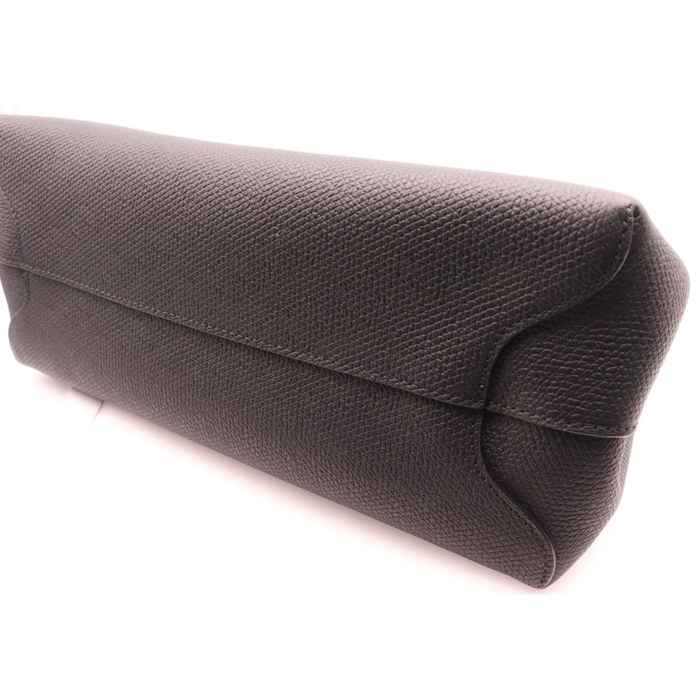 LONGCHAMP(ロンシャン) ROSEAU 2WAYバッグ ハンドバッグ ショルダーバッグ ブラック シルバー金具 レザー