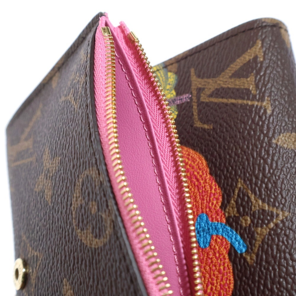 LOUIS VUITTON(ルイヴィトン) LV×YK ポルトフォイユ ヴィクトリーヌ モノグラム パンプキン ドット 草間彌生 コラボ マルチカラー 三つ折り財布 M82111 ICタイプ