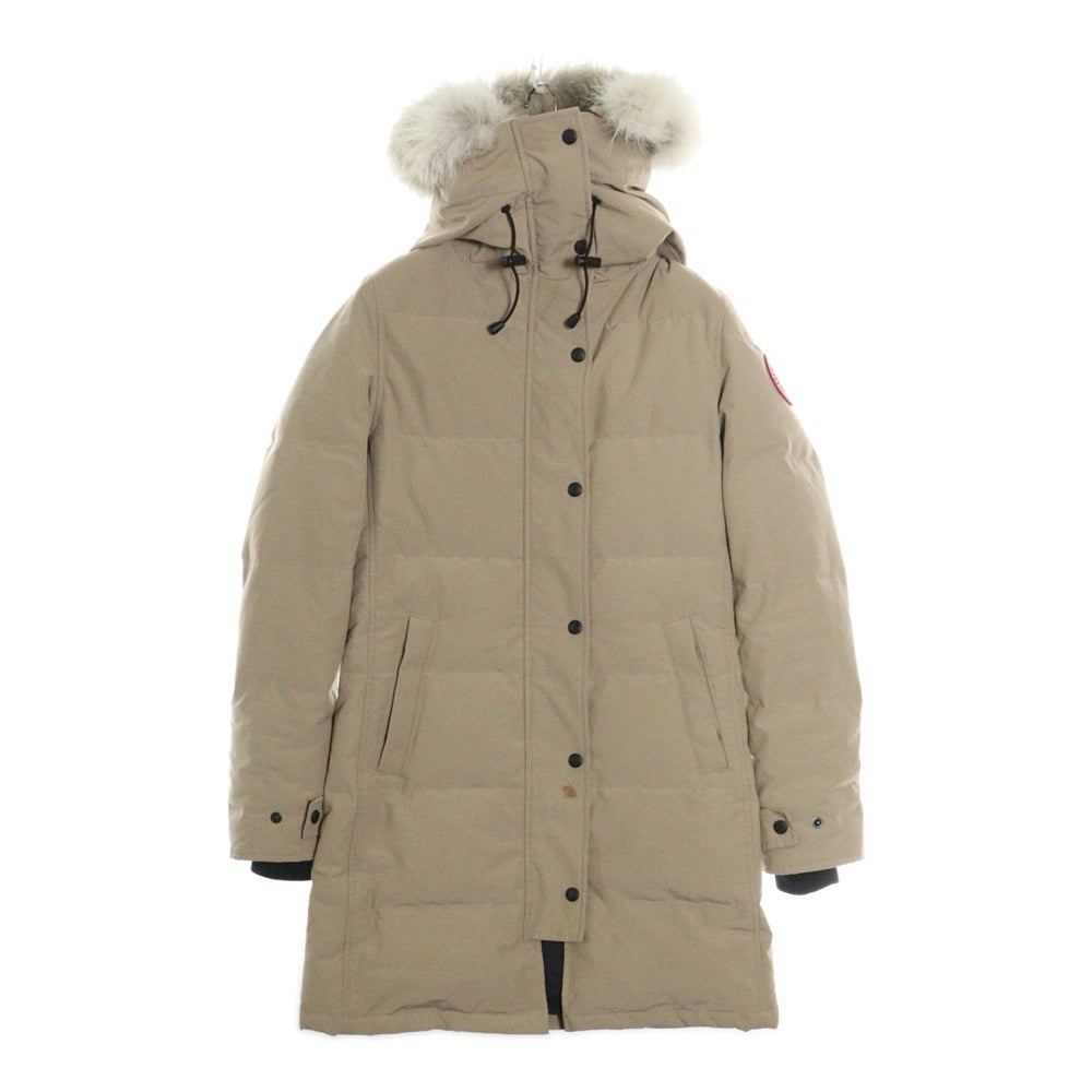 CANADA GOOSE(カナダグース) MACKENZIE PARKA マッケンジーパーカー ファー フーデッド ジップアップ ダウンジャケット ベージュ レディース 2302JL