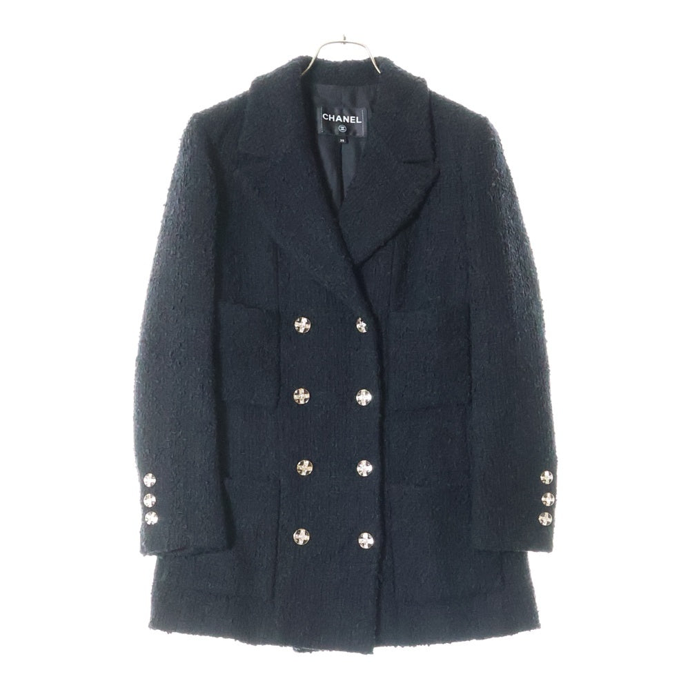 CHANEL(シャネル) 23SS ウール ファンシーツイード ココマーク クロス