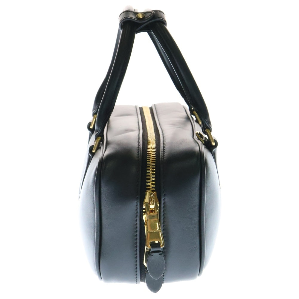 miumiu(ミュウミュウ) アルカディ 2WAYハンドバッグ ショルダーバッグ ミニバッグ ブラック ゴールド金具 レザー 5BB148