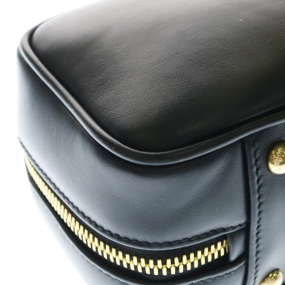 miumiu(ミュウミュウ) アルカディ 2WAYハンドバッグ ショルダーバッグ ミニバッグ ブラック ゴールド金具 レザー 5BB148