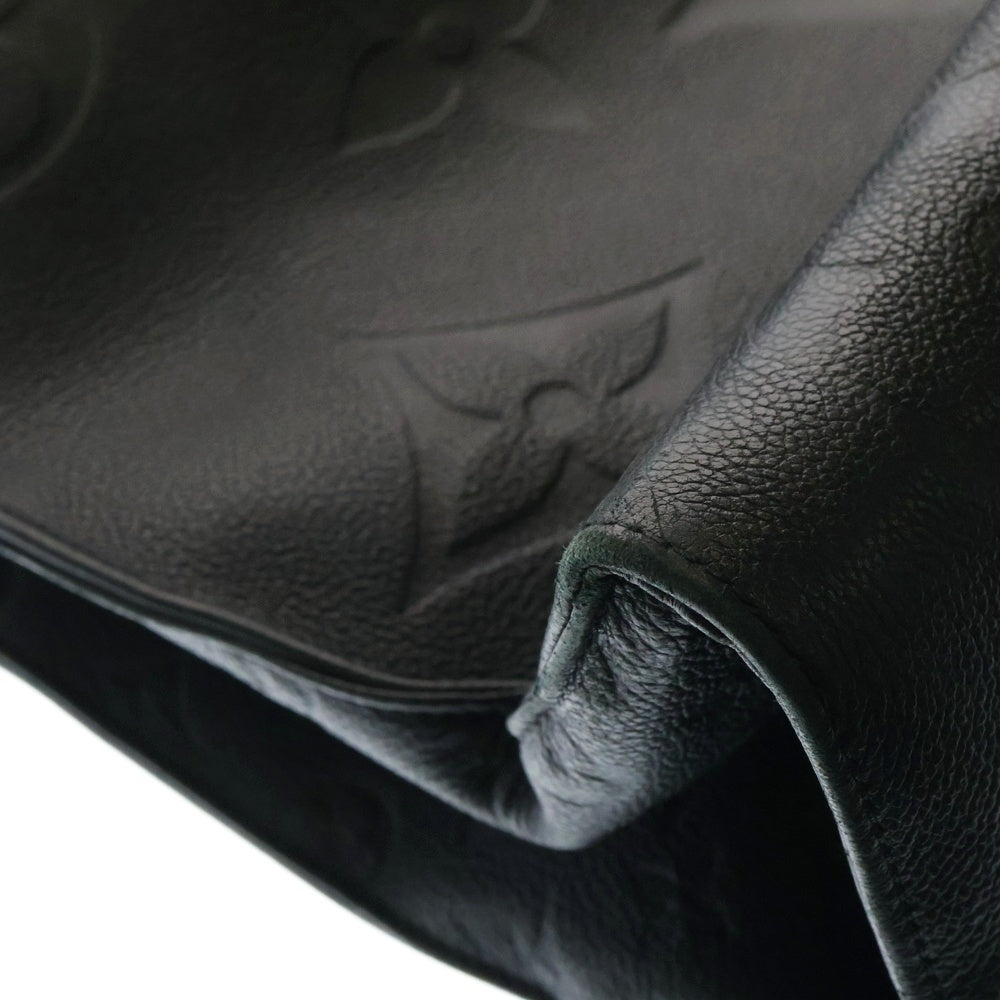 LOUIS VUITTON(ルイヴィトン) オンザゴーGM モノグラムアンプラント レザー 2WAY ハンド ショルダー トートバッグ ゴールド金具 ブラック M44925