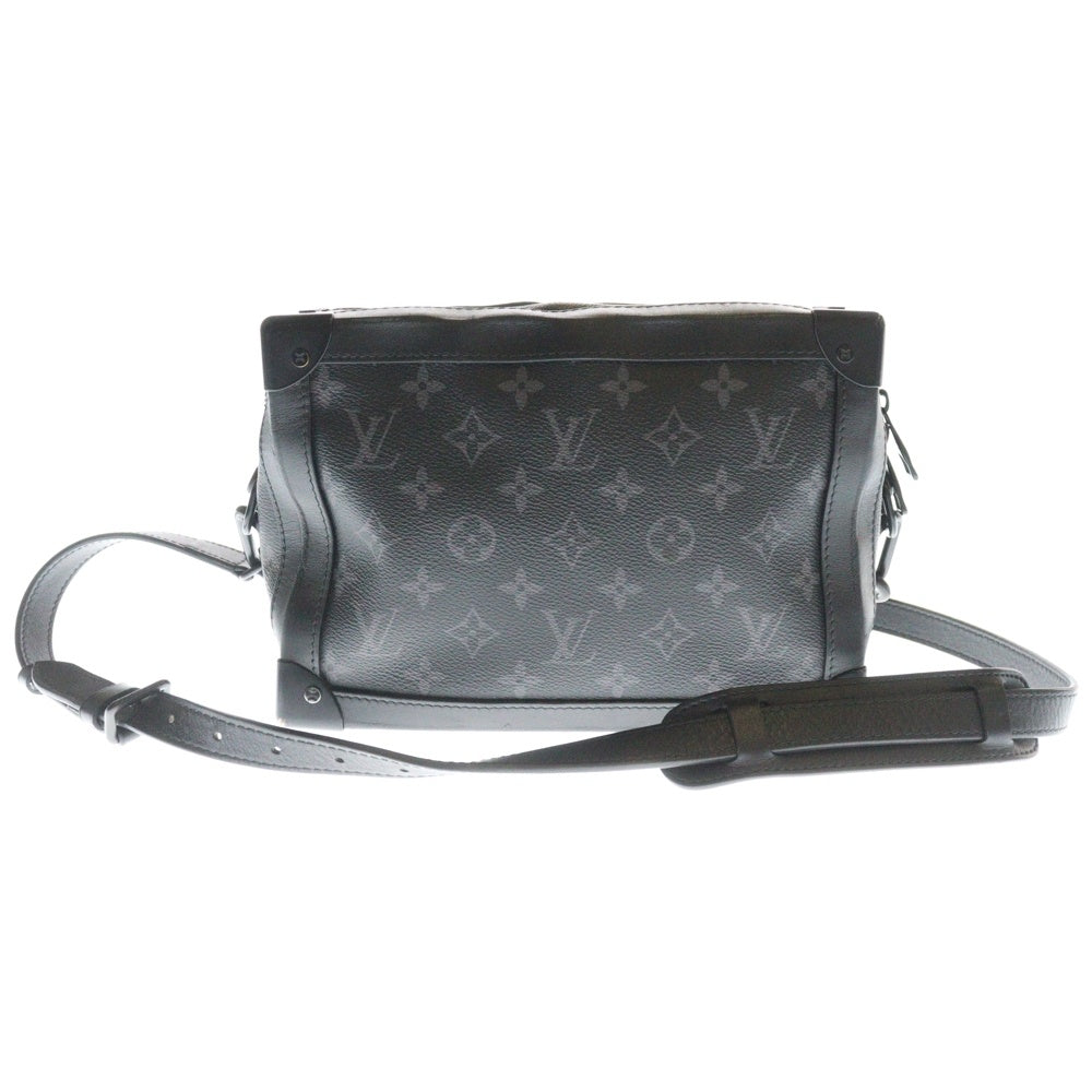 LOUIS VUITTON(ルイヴィトン) ソフトトランク モノグラム エクリプス PVC レザー チェーン ショルダーバッグ ブラック M44730