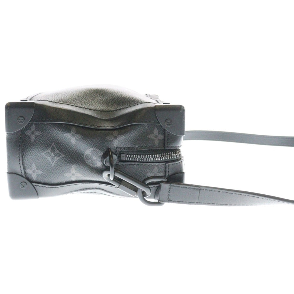 LOUIS VUITTON(ルイヴィトン) ソフトトランク モノグラム エクリプス PVC レザー チェーン ショルダーバッグ ブラック M44730