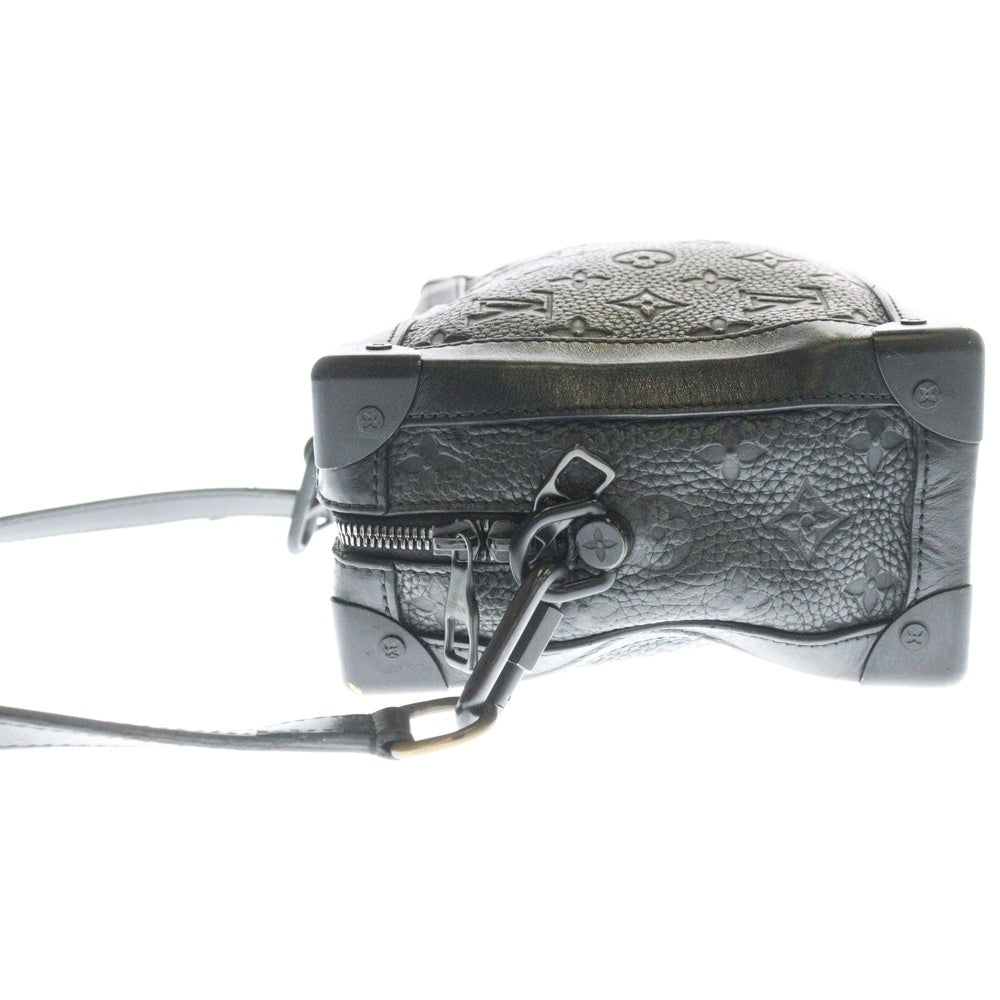 LOUIS VUITTON(ルイヴィトン) ソフトトランク モノグラム トリヨンレザー チェーン ショルダーバッグ ブラック M55700