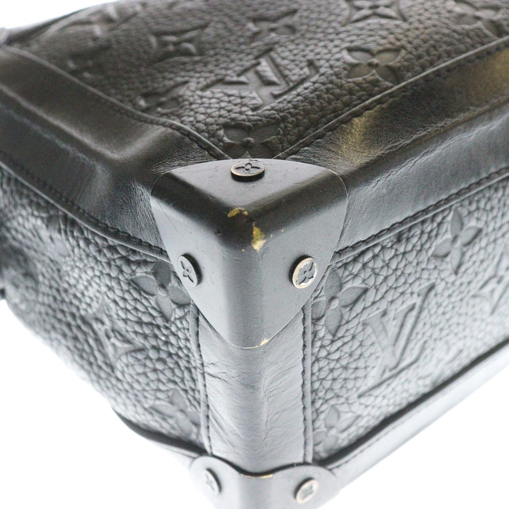 LOUIS VUITTON(ルイヴィトン) ソフトトランク モノグラム トリヨンレザー チェーン ショルダーバッグ ブラック M55700