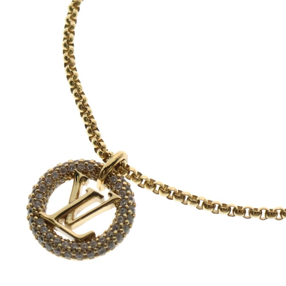 LOUIS VUITTON(ルイヴィトン) ルイーズ バイナイト ネックレス アクセサリー ゴールド ラインストーン ペンダント M00759