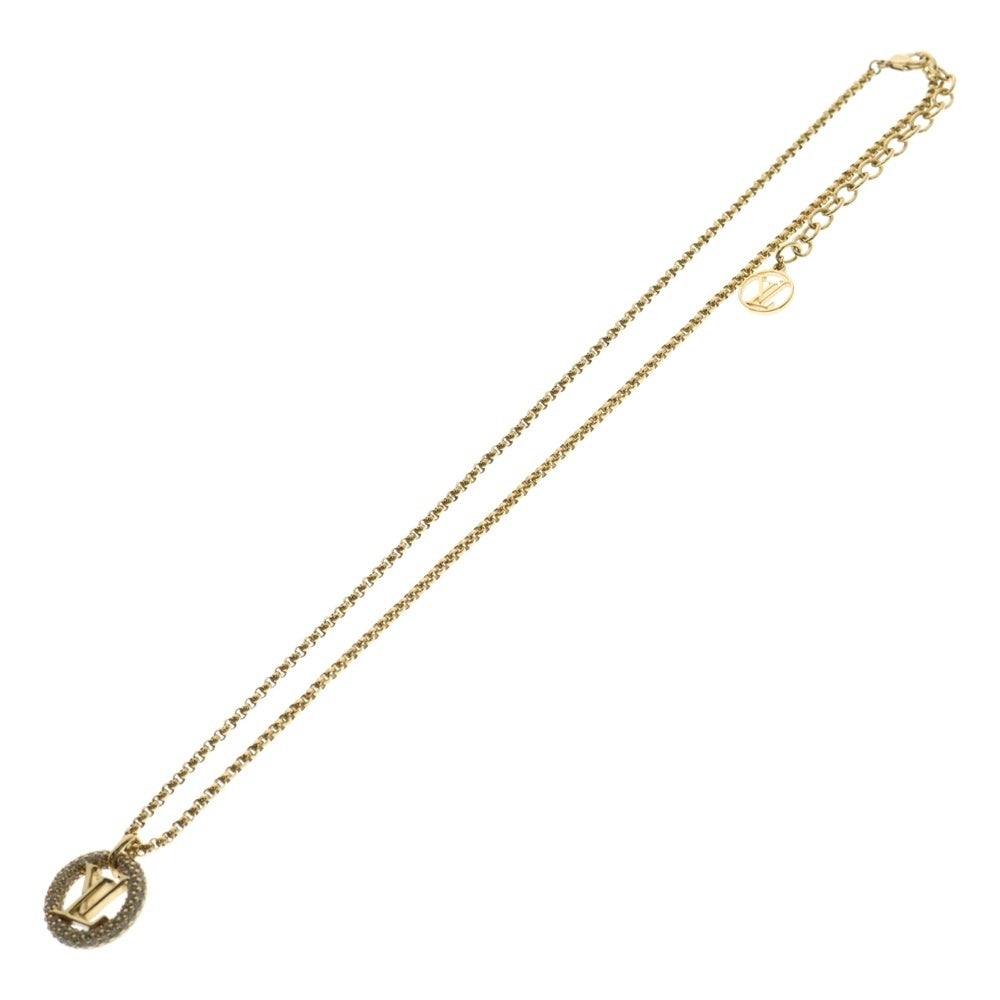 LOUIS VUITTON(ルイヴィトン) ルイーズ バイナイト ネックレス アクセサリー ゴールド ラインストーン ペンダント M00759