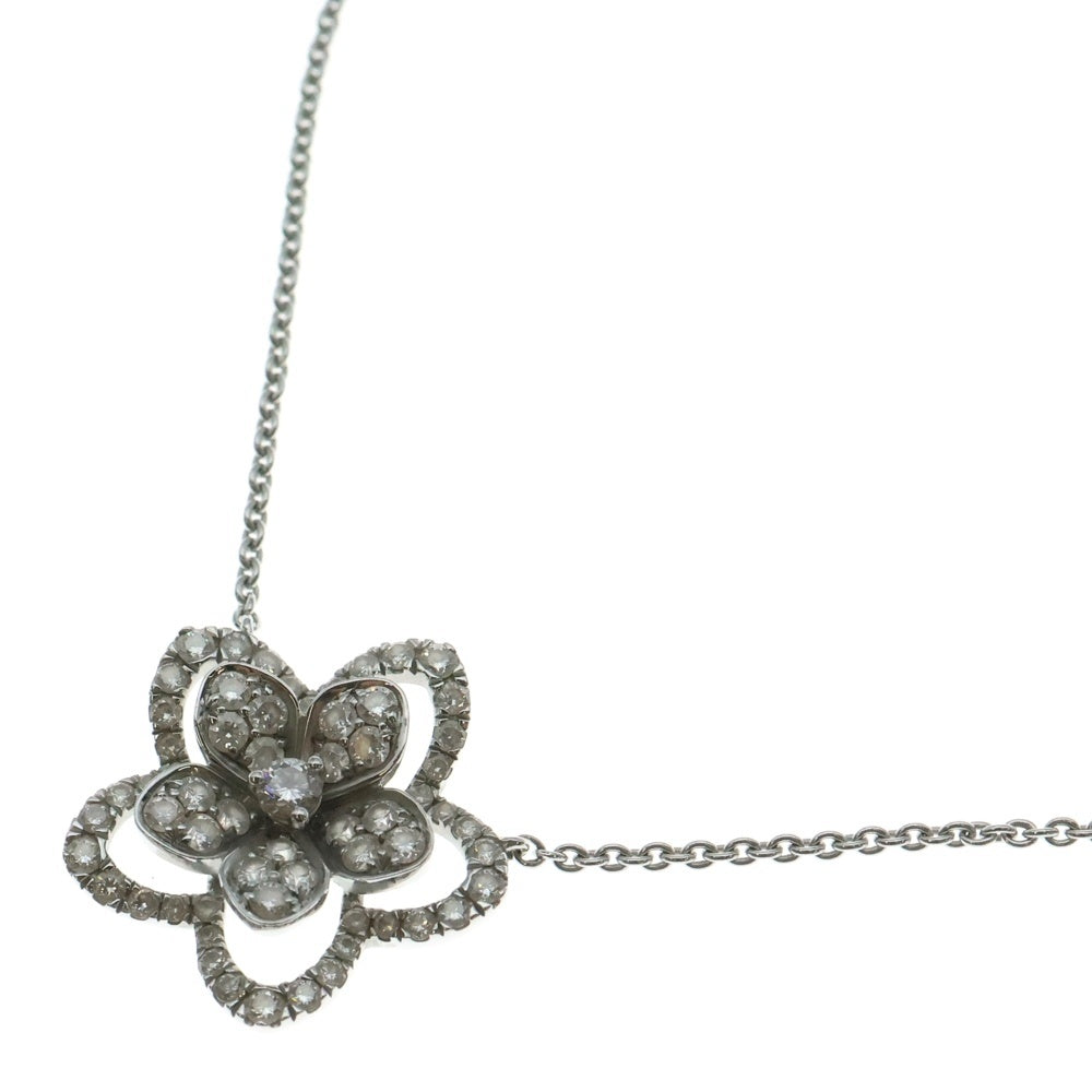 GRAFF(グラフ) ワイルドフラワー ラージネックレス ダイヤモンド ホワイトゴールド Au750WG ジュエリー