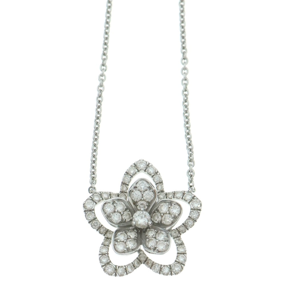 GRAFF(グラフ) ワイルドフラワー ラージネックレス ダイヤモンド ホワイトゴールド Au750WG ジュエリー