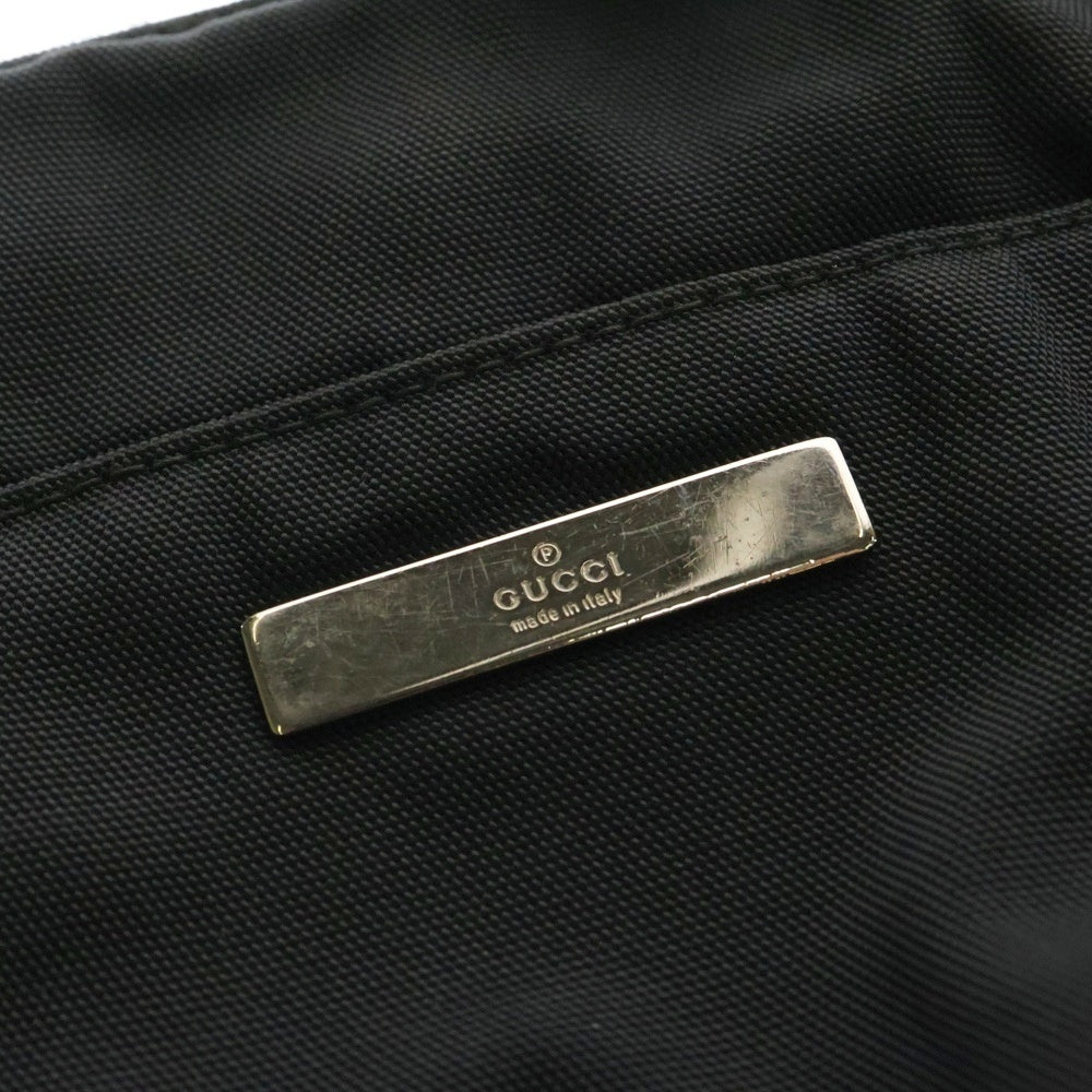 GUCCI(グッチ) トートバッグ ショルダーバッグ サコッシュ ブラック シルバー金具 ナイロン 0021043
