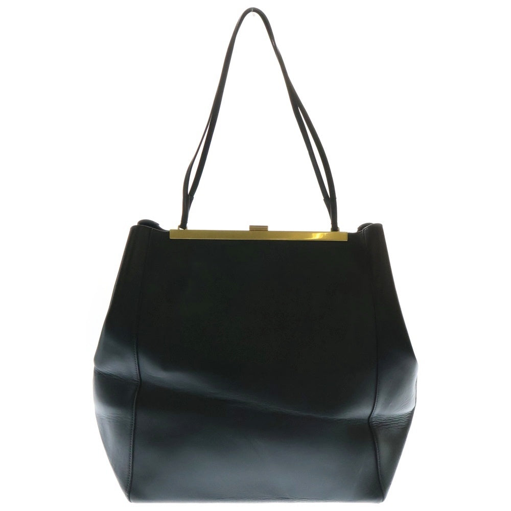CELINE(セリーヌ) フィービー期 17SS Clasp カバ クラスプ トートバッグ ハンドバッグ ゴールド金具 カーフレザー