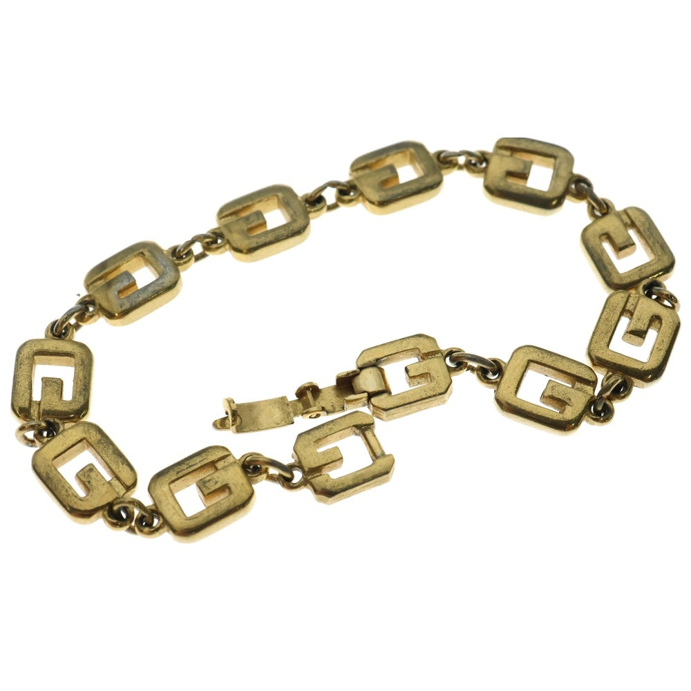 GIVENCHY(ジバンシィ) ブレスレット ロゴ ゴールド GP Gロゴ