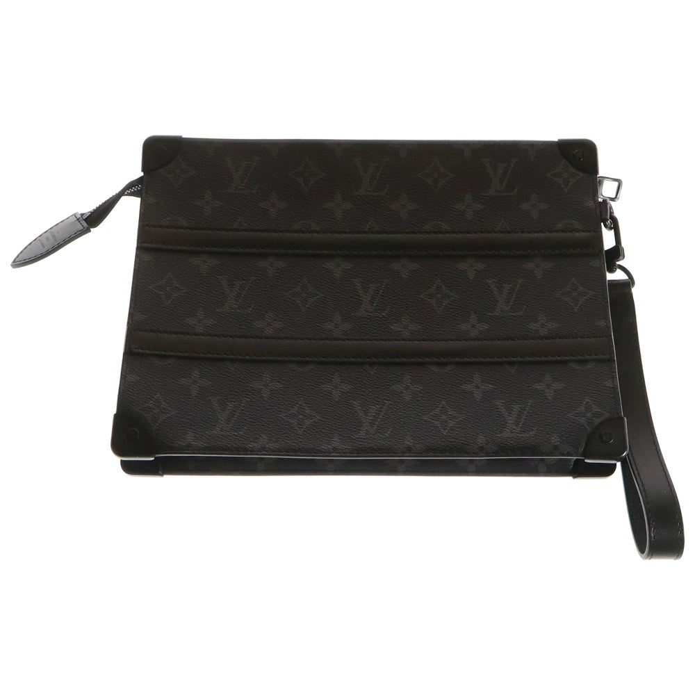 LOUIS VUITTON(ルイヴィトン) モノグラム エクリプス トランク ポシェット クラッチバッグ セカンドバッグ ブラック ノワール レザー M45937