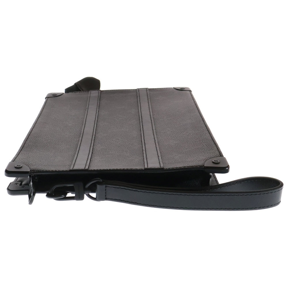 LOUIS VUITTON(ルイヴィトン) モノグラム エクリプス トランク ポシェット クラッチバッグ セカンドバッグ ブラック ノワール レザー M45937