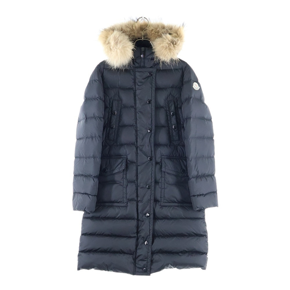 MONCLER(モンクレール) MERIN ファーフーデッド ワッペンロゴ