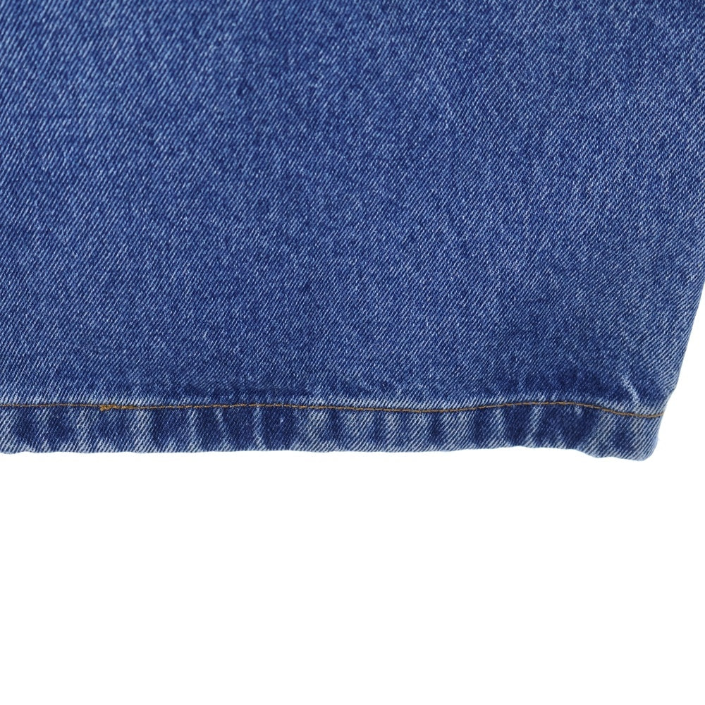 LOEWE(ロエベ) ANAGRAM BAGGY JEANS アナグラム カットアウトロゴ バギー ワイドストレート デニムパンツ ジーンズ インディゴ S359Y11XBR
