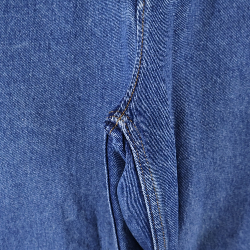 LOEWE(ロエベ) ANAGRAM BAGGY JEANS アナグラム カットアウトロゴ バギー ワイドストレート デニムパンツ ジーンズ インディゴ S359Y11XBR
